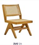 Sandalye 19860 ST Zus124 Hasır MODEL Kayın ayak Rahat Oturum Açık Ceviz El Yapım