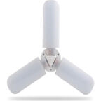 WUVERA Beyaz 3 Kollu Katlanabilir Pervane Led Ampul 30 Waat