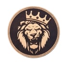 ASLAN- Deri PEÇ - Arma - Askeri Patch Arslan peç patch 8 cm Çap