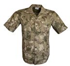 Askeri Kamuflaj Yazlık Kısakol Gömlek Kara Kuvvetleri