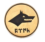 GÖKTÜRK KURT Deri PEÇ - Arma - Askeri Patch
