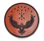 ADİGE - ÇERKES  Deri PEÇ- Arma - Patch