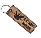 SAT Sualtı Taarruz Komutanlığı Deri Anahtarlık  - Arma - Leather Key Holder
