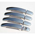 FİAT EGEA CROS UYUMLU HB KAPI KOLU 4 PARÇA 2016 ÜZERİ PASLANMAZ KROM