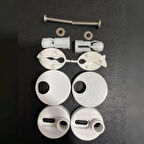 Klozet Kapağı Montaj Vidası Yavaş Kapanan