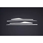 RENAULT CLİO 4 SPORTTOURER UYUMLU YAN KAPI ÇITASI 4 PARÇA 2012 ÜZERİ PASLANMAZ KROM