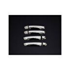 VW VOLKSWAGEN PASSAT B7 UYUMLU SEDAN KAPI KOLU 4 PARÇA 2012-2015 PASLANMAZ KROM