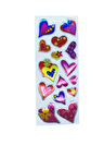Sticker Kabartmalı Stiker Defter, Planlayıcı Etiket Parti Kalp (cb460) 16x7 cm