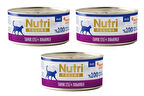 Nutri Feline Tavuk Etli ve Somonlu Pate Tahılsız Yetişkin Kedi Konservesi 70 Gr. X 3 Adet
