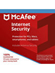 Mcafee Internet Security - Limitsiz Cihaz 1 Yıl McAfee Abonelik Kodu