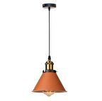 Dylight Retro Dekoratif Tekli Bakır Rustik Metal Sarkıt Avize 17 Cm