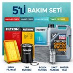 Filtron Audi Q5 40 TDi Liqui Moly 4600 8 Lt Motor Yağı Filtre Seti (2021-2024) 5 Li