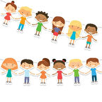 Dekoratif banner 23 NİSAN neşeli çocuklar 180*17