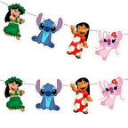 Lilo ve Stitch Dekoratif Banner - 160x17 cm