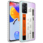 Smcase Xiaomi Redmi Note 11 Pro 5g Kılıf Desenli Elegans Serisi Silikon