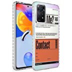 Smcase Xiaomi Redmi Note 11 Global Kılıf Desenli Elegans Serisi Silikon