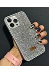 İphone 15 Pro Max Uyumlu Sw İnce Taşlı Elmas Işıltılı Telefon Kılıfı