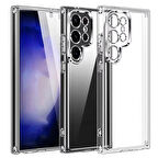 Galaxy S25 Ultra Uyumlu Kılıf Kamera Korumalı Şeffaf Esnek Renksiz Silikon Kapak