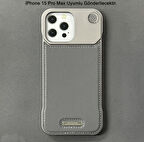 iPhone 15 Pro Max Parfümlü Koku Hazneli MagSafe Uyumlu Deri Kılıf 