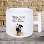 Babalar Günün Kutlu Olsun Canım Babam Baskılı Hediyelik T Kupa Bardak-1