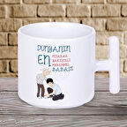 Dünyanın En Fedakar Yakışıklı Mükemmel Babası Baskılı Babalar Gününe Özel T Kupa Bardak