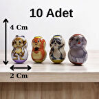 10 Adet Mini Hacıyatmaz – Düşer, Kalkar, Asla Pes Etmez! 