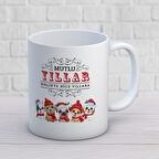 Birlikte Nice Yıllara Yazılı Yılbaşına Özel Hediyelik Kupa Bardak 