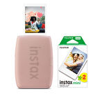 Fujifilm Instax mini Link 3 Pembe Akıllı Telefon Yazıcısı ve 20'li Mini Film