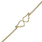 Bilezikhane Melek Kanadı Bileklik 1,99 Gram 14 Ayar Altın