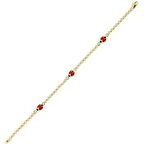 Bilezikhane Bileklik Çocuk Uğur Böcekli 2,35 Gram 14 Ayar Altın