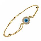 Bilezikhane Sedef Taşlı 14 Ayar Altın Bileklik