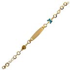 Bilezikhane Kelebek ve Tweety Künye 3,70 Gram 14 Ayar Altın