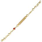 Bilezikhane Uğur Böcekli Künye 3,40 Gram 14 Ayar Altın