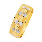 Bilezikhane Rodajlı Mega Bilezik 14 Ayar Altın 25.00 Gram