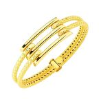 Bilezikhane Kaburga Kelepçe 2 Sıra 17.00 Gram 14 Ayar Altın