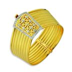 Bilezikhane Rize Hasır Kelepçe 7 Sıra 27,00 Gram 14 Ayar Altın