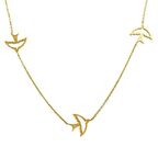 Bilezikhane Kırlangıç Kolye 2,04 Gram 14 Ayar Altın