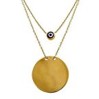 Bilezikhane Plaka Kolye 4,90 Gram 14 Ayar Altın