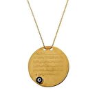 Bilezikhane Plaka Kolye 2,42 Gram 14 Ayar Altın