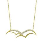 Bilezikhane Martılar Kolye 2,04 Gram 14 Ayar Altın