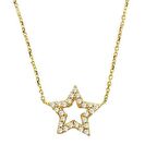 Bilezikhane Yıldız Kolye 2,02 Gram 14 Ayar Altın