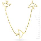 Bilezikhane Kırlangıç Kolye 2,35 Gram 14 Ayar Altın