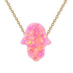 Bilezikhane Mira Kolye Pembe Fatma Ana Eli 1,50 Gram 14 Ayar Altın