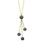 Bilezikhane Kolye Nazar Boncuklu 1,60 Gram 14 Ayar Altın