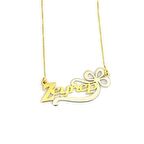 Bilezikhane İsim Kolye Yoncalı 3,31 Gram 14 Ayar Altın