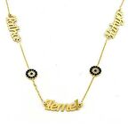 Bilezikhane İsim Kolye Üç (3) İsimli 4,30 Gram 14 Ayar Altın