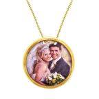 Bilezikhane Fotoğraflı Plaka Kolye 4,80 Gram 14 Ayar Altın