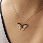 Bilezikhane Altın kelebek motifli kolye 2.50 gram