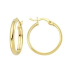 Bilezikhane Küpe Oval Halka 2,55 Gram 14 Ayar Altın