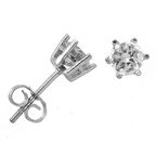 Bilezikhane Küpe Tektaş 1,20 Gram 14 Ayar Altın